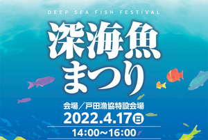 規模はちっちゃくてもディープな世界が楽しめる！深海魚まつりは4月17日に戸田で開催！！（沼津市戸田）
