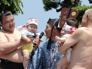 天まで届け、元気な声！原の長興寺で6月4日に「金ぴら祭・赤ちゃん泣き相撲大会」。ハッケヨイ！