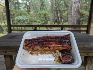 【ぬまつーグルメ】千本浜公園で食べる鰻重。贅沢すぎです。（沼津市千本）