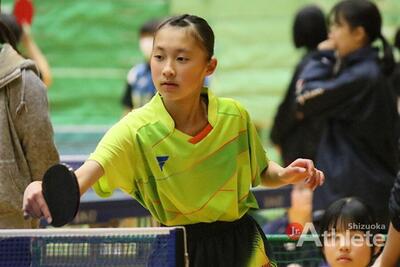 県大会に進めるのは男女ともに9枠。限られた出場枠を目指して、2024年2月に静岡市中央体育館にて卓球団体戦が行われた。