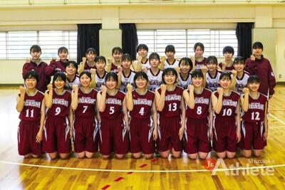 【静岡県立静岡東高等学校 女子バスケットボール部】1、2年生のみでWC県ベスト8。目標は部史上初の東海総体出場。