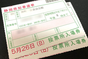 静岡県知事選挙の期日前投票はじまってる。市役所で投票するときは南の方からも入れるよ。