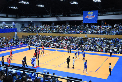 つなげ。のスローガン、沼津の応援もつながってる。市民無料招待ってマジ?このはなアリーナで開催。東レアローズのホームゲーム。