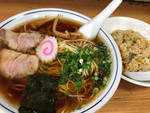 ラーメン＋半チャーハン  （焼きそば＋半チャーハンも人気！）