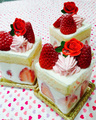 朝採りいちごのスペシャルショートケーキ（季節限定）