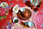 工夫茶器を使って中国茶を楽しめます