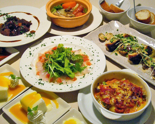 コース料理　一例