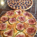 イチヂクのタルト／アメリカンチェリーのタルト　※料理一例