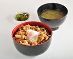 肉玉丼定食