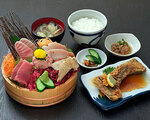 まぐろトロ三昧定食