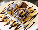 チョコバナナパンケーキ