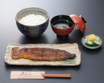 大きなうなぎ1本ご飯と別皿