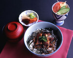 ランチセット　うなぎのまぶし丼