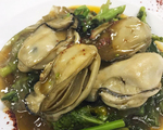 牡蠣と青菜の牡蠣ソース炒め
