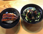 「うなぎのセット」一匹のうなぎをうな丼とうなぎ茶漬けで提供します