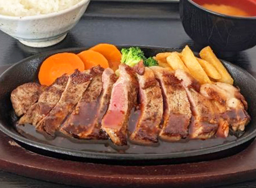 サーロインステーキ定食