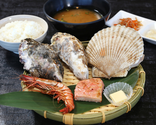 当店一押し『海鮮BBQ定食』