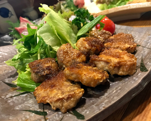 鮪の尾身ステーキ 680円（税別）
