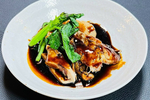 黒酢の富嶽白鶏炭火焼き