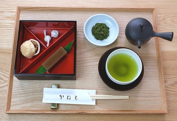 栗羊羹+くるみ最中+寧茶