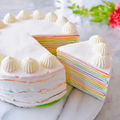 Rainbow Crepe Cake