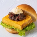 牛焼肉とだし巻き玉子コラボバーガー