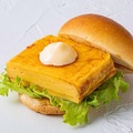 分厚いだし巻き玉子バーガー