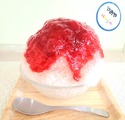 静岡産紅ほっぺ使用を使用した「いちごかき氷 」