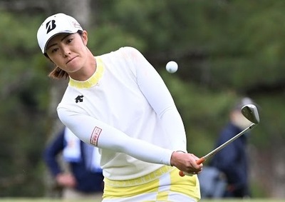 ヤマハレディース2日目、渡辺彩香選手（熱海市出身）が３位浮上