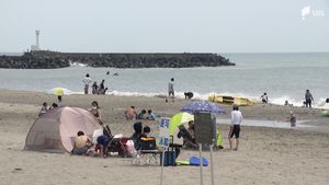 “海開きの便り”届く　静波海水浴場、さがらサンビーチは7月14日海開き決定＝静岡