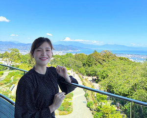 「やはり日本一の山は偉大！」石川県から来た両親を連れ、富士山を見に日本平へ