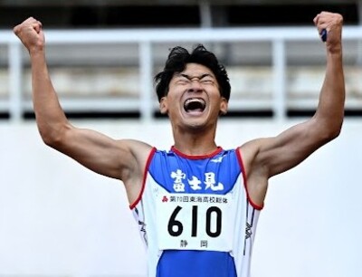 東海高校総体陸上・男子100メートルは富士見高の土屋太陽が２年生で頂点に！