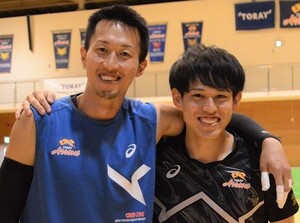 東レアローズ男子バレーボール部の山口拓海が故藤井直伸さんから勇気づけられた、その一言とは…