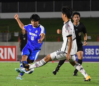 【フォト】静岡ユースがU18日本代表に0−2。好機で決めきれず〈SBSカップ2日目〉