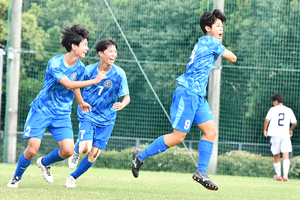 袋井商業が駿河総合に3−1　狙い通りの先制パンチと追加点　全国高校サッカー選手権静岡県大会1次トーナメント3回戦