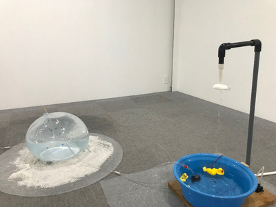 【アートカゲヤマ画廊の夏池篤さん個展】水の流れが教えるもの
