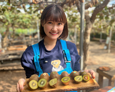 日本最大級のキウイ農園！掛川にある『キウイフルーツカントリーJapan』で影島アナが絶品キウイを堪能！