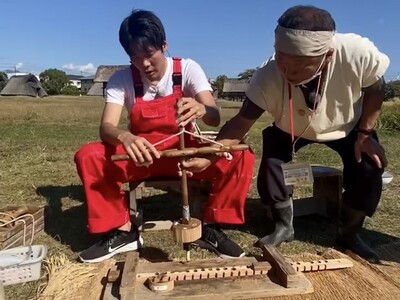 静岡市の『登呂遺跡』で松下アナが挑戦！自分で火起こしをし、古代米「赤米」を炊き、炊き上がった赤米を食べる！未経験なこと3連発にチャレンジ！