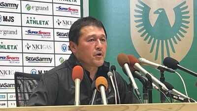 「負けて、泣くんじゃねぇ」清水・秋葉忠宏監督 まさかの結果に「自らに責任…勝負師ではなかった」【J1昇格プレーオフ決勝戦 試合後監督会見】