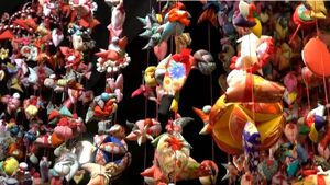 「圧巻ですよね！これだけそろうと」1万8,500個の雛のつるし飾り　恒例の祭り始まる＝静岡・東伊豆町