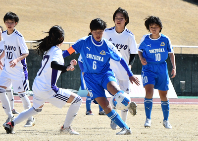 サッカーU-16女子、静岡選抜が0−2で東京選抜に敗れる＜ヤングサッカーフェスティバル＞
