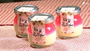 「食べてサクラを感じていただければ」特産品が生んだ「桜葉葛ぷりん」絶妙な色合いと食感を【しずおか産】