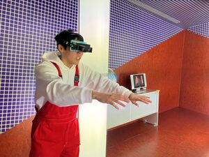 松下アナが開館20周年の「静岡科学館る・く・る」で科学の世界を体験