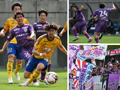 【フォト】藤枝MYFC、ルーキー永田貫太の鮮やかなプロ初ゴールで先制も…仙台と1−1ドロー＜J2第9節＞