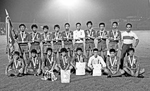 【静岡の高校サッカー戦後史Vol.40】 清水東が1981年度、関東勢を次々撃破して全国総体連覇！