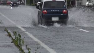 静岡県内で線状降水帯による猛烈な雨　各地で河川増水や冠水　29日明け方にかけて引き続き注意を