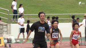 「夢へのきっかけになってほしい」小学生たちが元オリンピック選手と100m競走も　静岡東部陸上カーニバル大会開催=静岡・沼津市