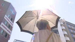 朝から強い日差しで猛暑日に　浜松で35℃、静岡で34℃予想　熱中症に警戒必要