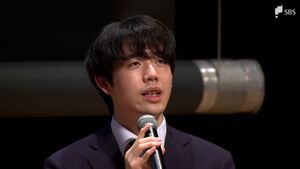 藤井聡太七冠がサーフィンに意欲！？全国有数の茶どころで永世王位が激戦を振り返るトークイベント＝静岡・牧之原市