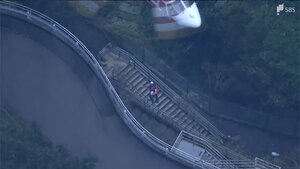 「死ぬかと思った」ヘリコプターで33人の救助完了 人気観光スポット付近で複数の落石 一時観光客ら取り残される＝静岡・川根本町【続報】